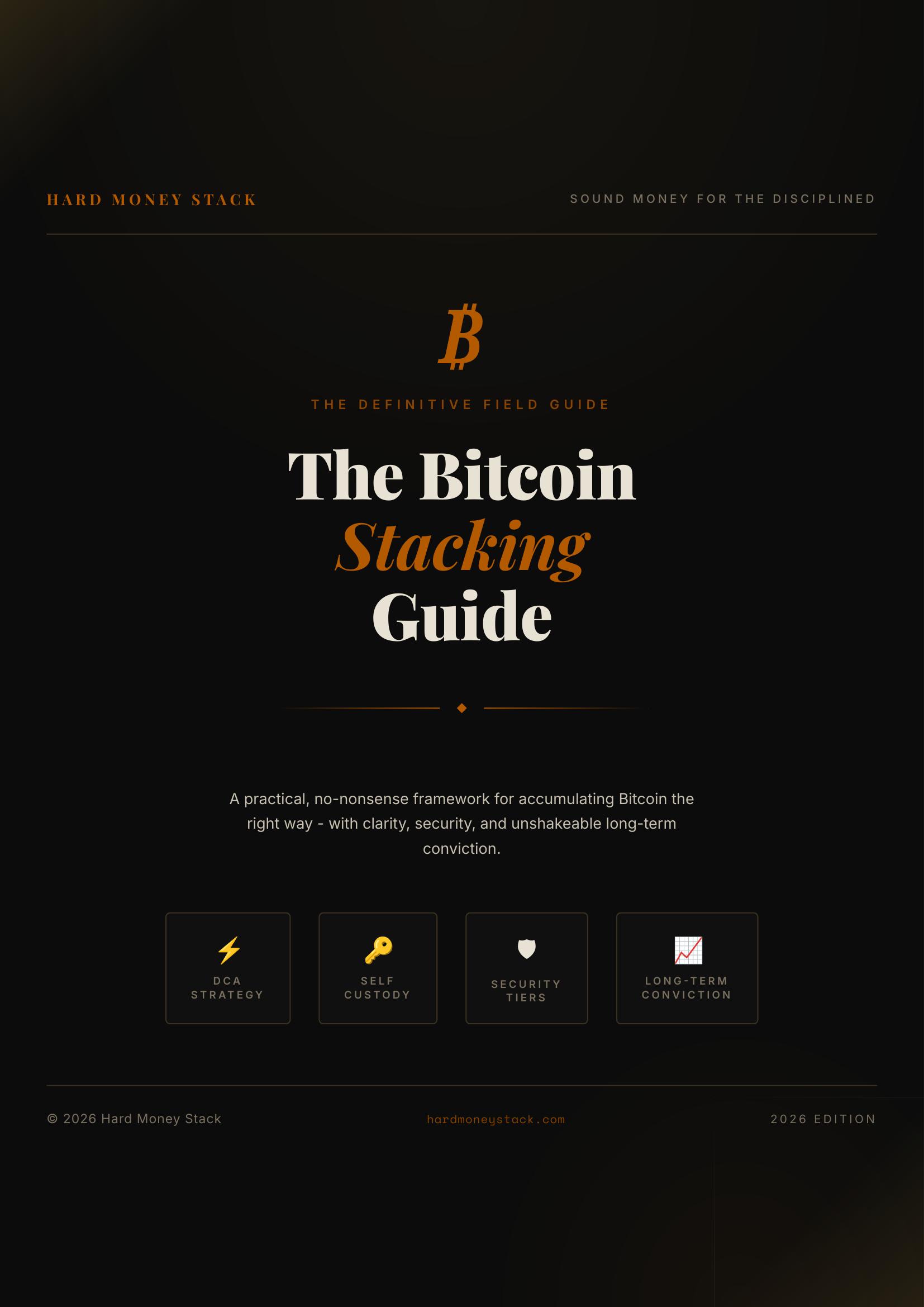 The Bitcoin Stacking Guide cover